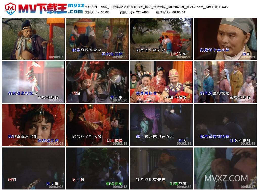 蓝颜_王爱华-猪八戒也有春天_国语_情歌对唱_MD204859